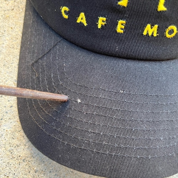Cafe Moto Snapback Hat Cap Black Spell-Out Logo One Size Craft Coffee Racer SD - Picture 9 of 9